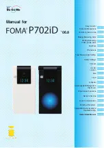 Docomo FOMA P702iD Manual предпросмотр