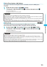 Preview for 167 page of Docomo FOMA P702iD Manual