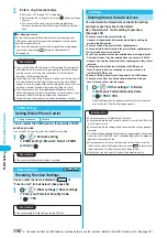 Preview for 382 page of Docomo FOMA P702iD Manual