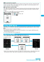 Preview for 35 page of Docomo FOMA P704i Manual