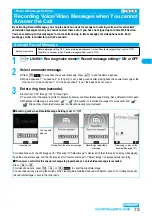 Preview for 75 page of Docomo FOMA P704i Manual