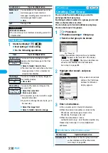 Preview for 232 page of Docomo FOMA P704i Manual