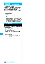 Preview for 262 page of Docomo FOMA P704i Manual