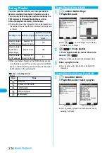 Preview for 316 page of Docomo FOMA P704i Manual