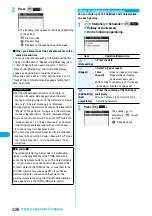 Preview for 328 page of Docomo FOMA P704i Manual