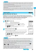 Preview for 65 page of Docomo FOMA P901iS Manual