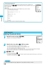 Preview for 106 page of Docomo FOMA P901iS Manual