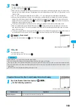 Preview for 185 page of Docomo FOMA P901iS Manual