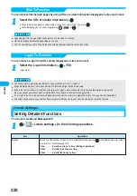 Preview for 224 page of Docomo FOMA P901iS Manual