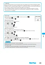 Preview for 327 page of Docomo FOMA P901iS Manual