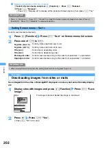 Предварительный просмотр 205 страницы Docomo FOMA SA700IS User Manual