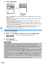 Предварительный просмотр 215 страницы Docomo FOMA SA700IS User Manual