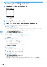 Предварительный просмотр 233 страницы Docomo FOMA SA700IS User Manual