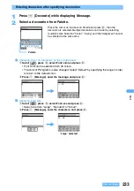 Предварительный просмотр 236 страницы Docomo FOMA SA700IS User Manual