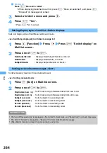 Предварительный просмотр 267 страницы Docomo FOMA SA700IS User Manual