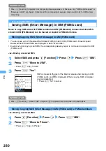 Предварительный просмотр 283 страницы Docomo FOMA SA700IS User Manual