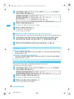 Предварительный просмотр 62 страницы Docomo FOMA SH903i Manual