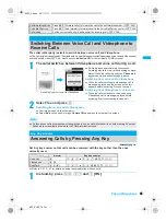 Предварительный просмотр 67 страницы Docomo FOMA SH903i Manual