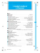 Предварительный просмотр 189 страницы Docomo FOMA SH903i Manual