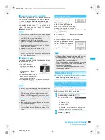 Предварительный просмотр 191 страницы Docomo FOMA SH903i Manual