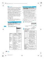 Предварительный просмотр 222 страницы Docomo FOMA SH903i Manual