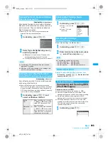 Предварительный просмотр 247 страницы Docomo FOMA SH903i Manual