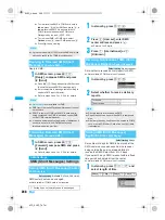 Preview for 250 page of Docomo FOMA SH903i Manual