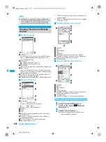 Предварительный просмотр 274 страницы Docomo FOMA SH903i Manual