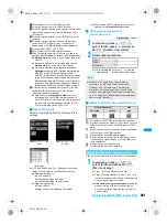 Предварительный просмотр 309 страницы Docomo FOMA SH903i Manual