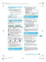 Предварительный просмотр 317 страницы Docomo FOMA SH903i Manual