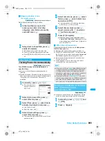 Предварительный просмотр 367 страницы Docomo FOMA SH903i Manual