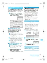 Предварительный просмотр 371 страницы Docomo FOMA SH903i Manual