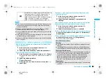 Предварительный просмотр 65 страницы Docomo Foma SH905iTV Instruction Manual