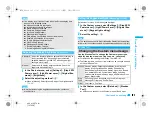 Предварительный просмотр 123 страницы Docomo Foma SH905iTV Instruction Manual