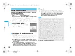 Предварительный просмотр 172 страницы Docomo Foma SH905iTV Instruction Manual