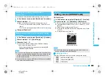 Предварительный просмотр 321 страницы Docomo Foma SH905iTV Instruction Manual