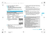 Preview for 169 page of Docomo FOMA SH906i Instruction Manual