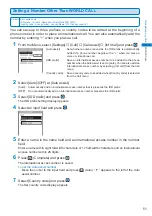 Предварительный просмотр 53 страницы Docomo FOMA SO702i Manual