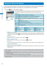 Предварительный просмотр 60 страницы Docomo FOMA SO702i Manual