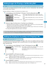 Предварительный просмотр 99 страницы Docomo FOMA SO702i Manual