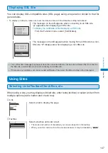 Предварительный просмотр 149 страницы Docomo FOMA SO702i Manual