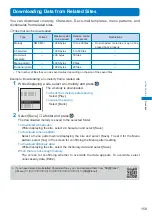 Предварительный просмотр 161 страницы Docomo FOMA SO702i Manual