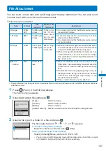 Предварительный просмотр 189 страницы Docomo FOMA SO702i Manual