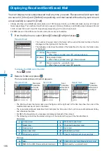 Предварительный просмотр 198 страницы Docomo FOMA SO702i Manual