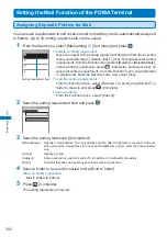 Предварительный просмотр 204 страницы Docomo FOMA SO702i Manual