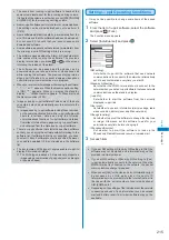 Предварительный просмотр 217 страницы Docomo FOMA SO702i Manual