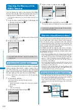 Предварительный просмотр 244 страницы Docomo FOMA SO702i Manual