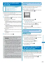 Предварительный просмотр 257 страницы Docomo FOMA SO702i Manual