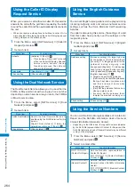 Предварительный просмотр 266 страницы Docomo FOMA SO702i Manual