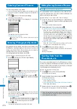 Предварительный просмотр 276 страницы Docomo FOMA SO702i Manual